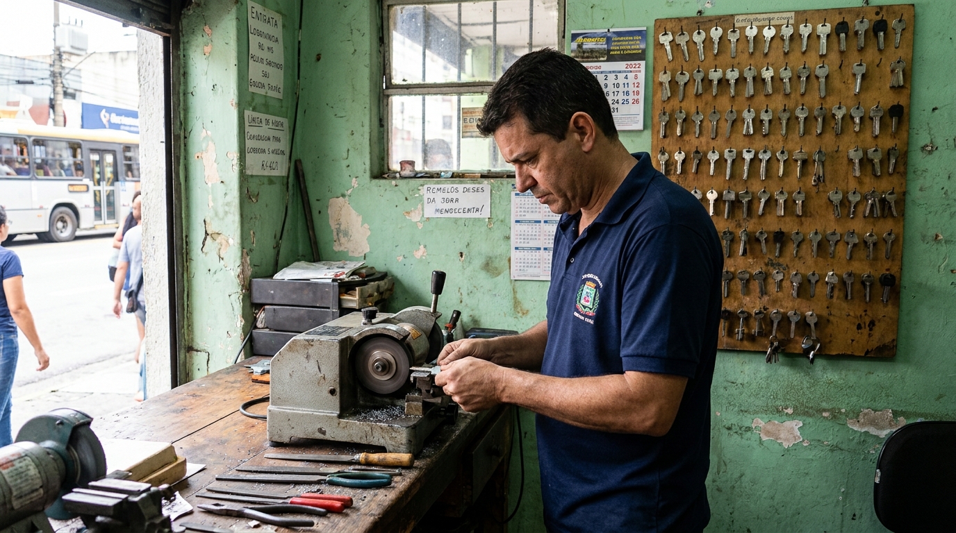 Cópia de Chave Comum em Piracicaba‑SP